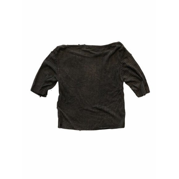 TopShop Crop Top Shirt Fitted Stretch Short Sleeve Casual NWT - Picture 11 of 12